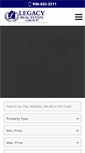 Mobile Screenshot of legacyrealestatelufkin.com